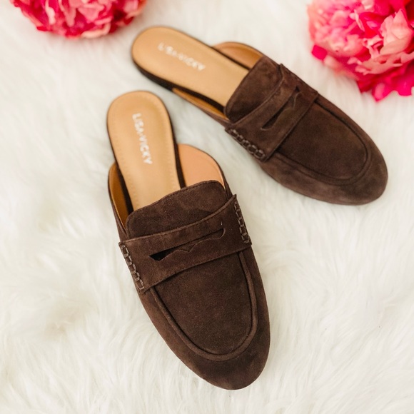 NEW | Lisa • Vicky Enrichx Loafer Mules | Cocoa - Picture 2 of 6